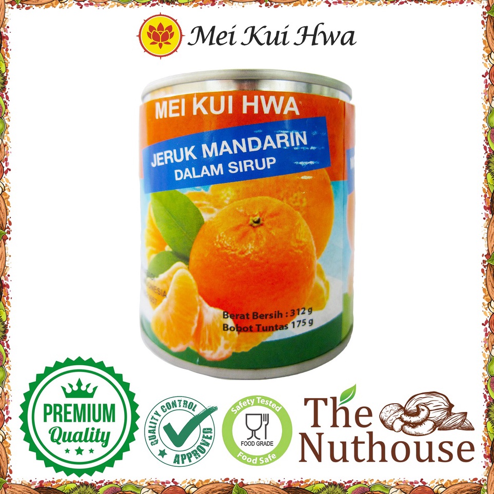

PALING AMPUH✌️>>> Mei Kui Hwa - Mandarin Orange in Syrup / Jeruk Mandarin 312gr