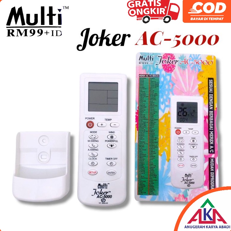 Ready.. Remot AC | Remote AC Universal Joker | Remote AC Joker AC 5000 | Universal Remote AC Joker J