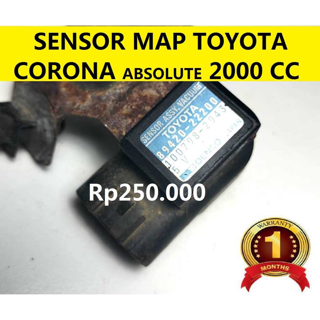 MAP SENSOR TOYOTA CORONA ABSOLUTE 2.0 2000 CC ORIGINAL 89420-22200 copotan original asli ori