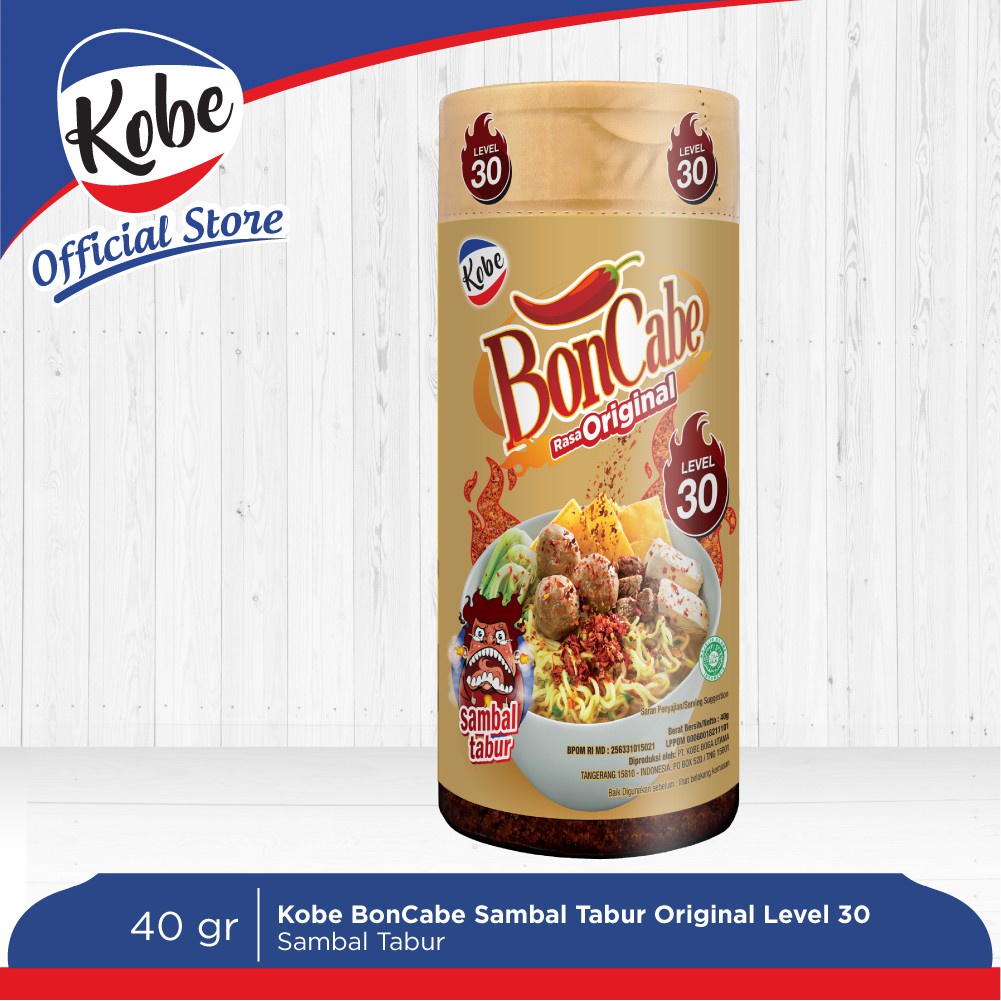 

Bon Cabe BonCabe Cabai Instan Sambal Pedas Tabur Level 30 Rasa Original Enak Murah 40 gr