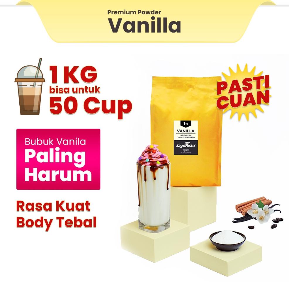 

Jagorista - 1 KG Premium GOLD Vanilla ( Bubuk Minuman / drink Powder ) Best Seller