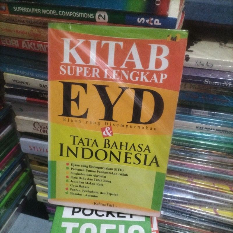 BUKU KITAB SUPER LENGKAP EYD & TATA BAHASA INDONESIA