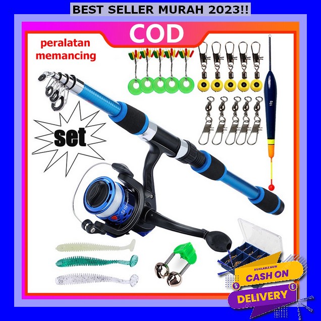Promo Besar Lure Combo Set Ultralight Strong Elasticity Pancingan Real 1 Set Lengkap Murah Set Tongk