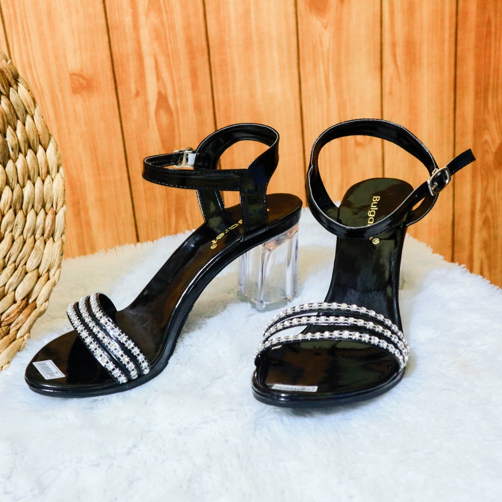 High Heels Andin Wanita Strap Tali Belakang R 89