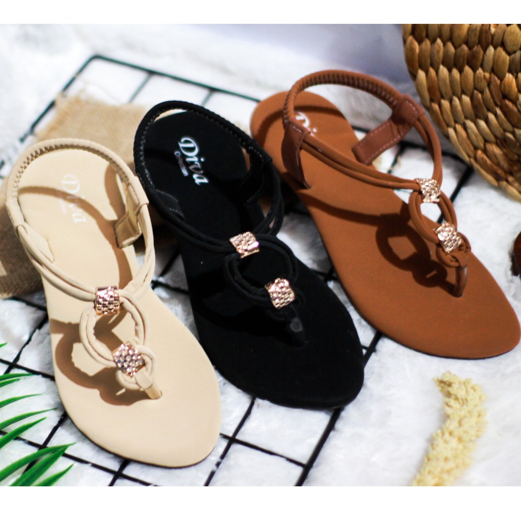 sandal jepit wanita tali belakang BA 21