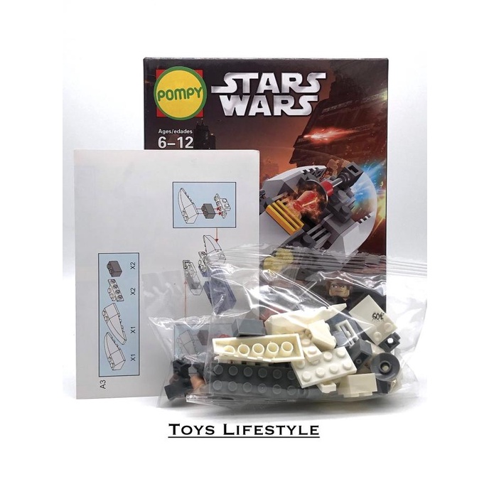 Mainan Anak Lego Star Wars - Anakin Skywalker + Pesawat (60 Pcs)