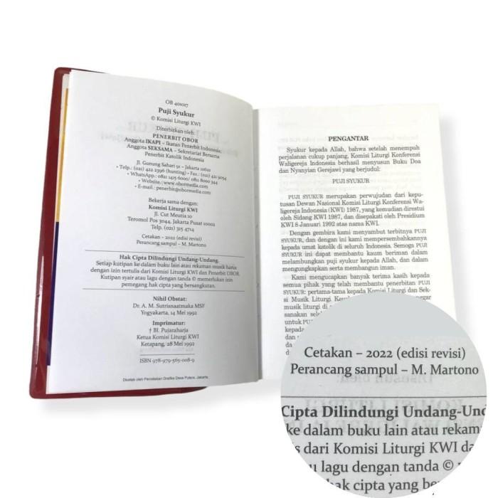 

Puji Syukur Nasional Besar / Buku Nyanyian Gereja Katolik Besar Best Seller