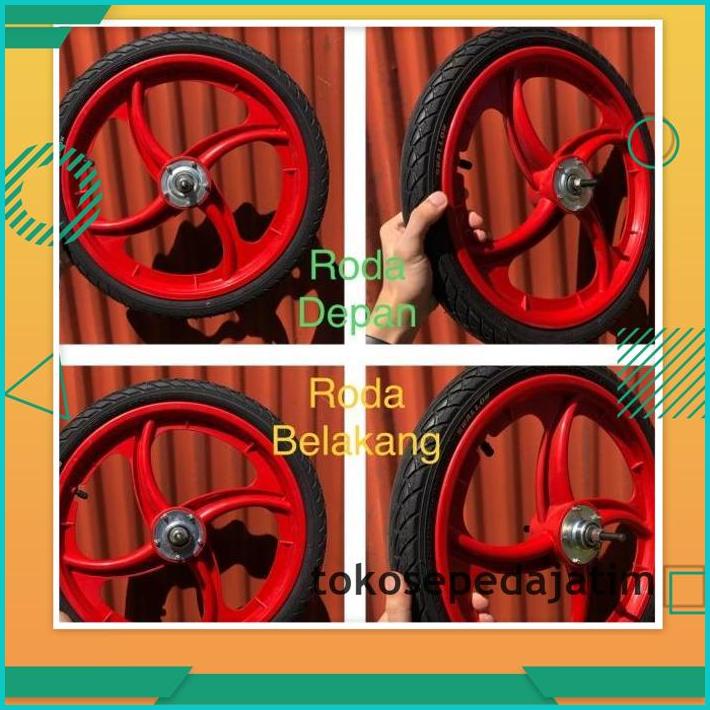 TERLARIS VELG 18 KLEWANG BAN HIDUP (BAN ANGIN) PLUS ALAT SEPEDA 