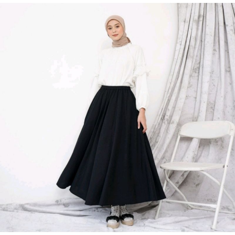 BARU YA-Vafe Skirt by Rokgaliya