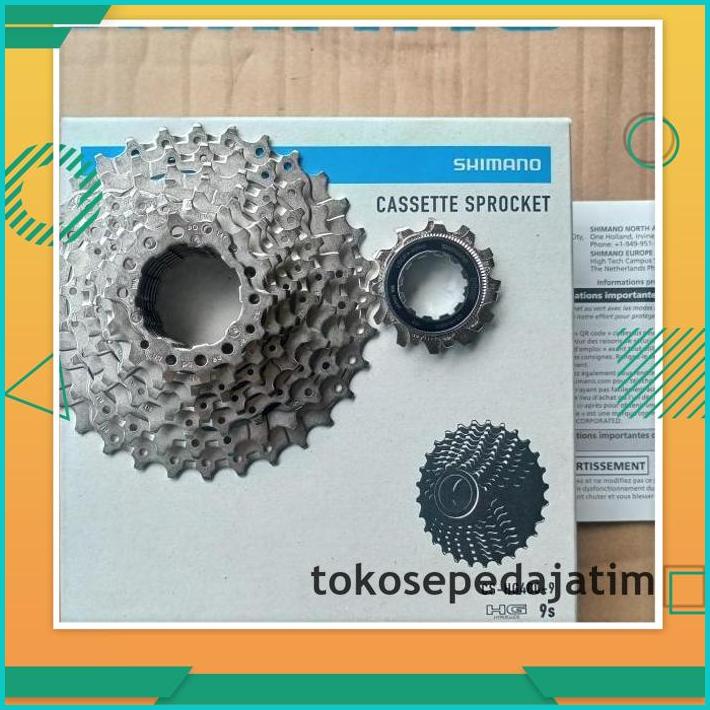 TERLARIS SPROCKET/FREEWHEEL SHIMANO 9 SPEED 9SPEED ALIVIO HG400 11-32T CASSETTE 