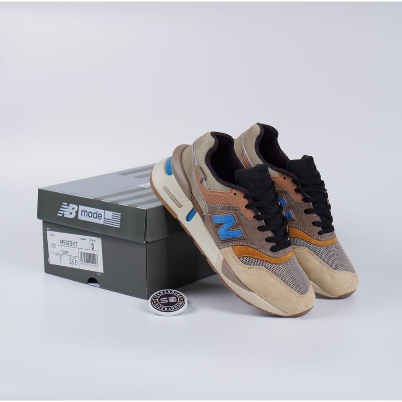 Sepatu New Balance 997 X KITH Nonnative Brown