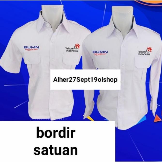 kemeja Telkom Indonesia baju dinas Telkom baju kerja Telkom Indonesia