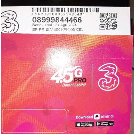 Nomor Cantik Tri 11 Digit 08999844466