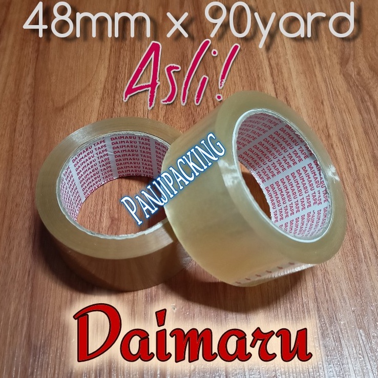 

Dijamin Ori Lakban Daimaru Bening / coklat tebal OPP tape super ready 48mm x 90Y