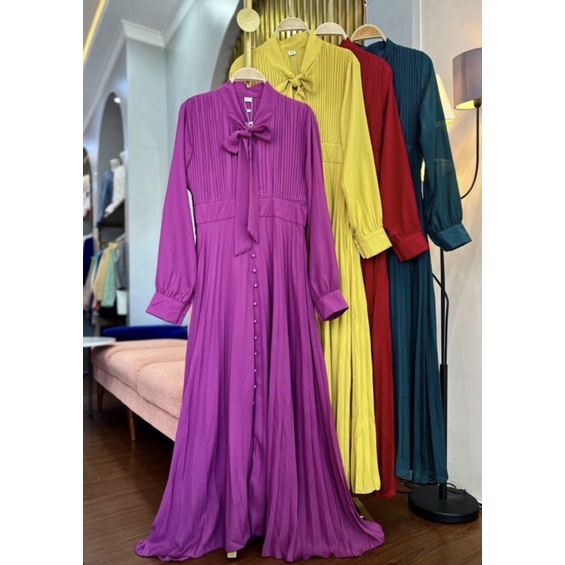 Dress plisket import