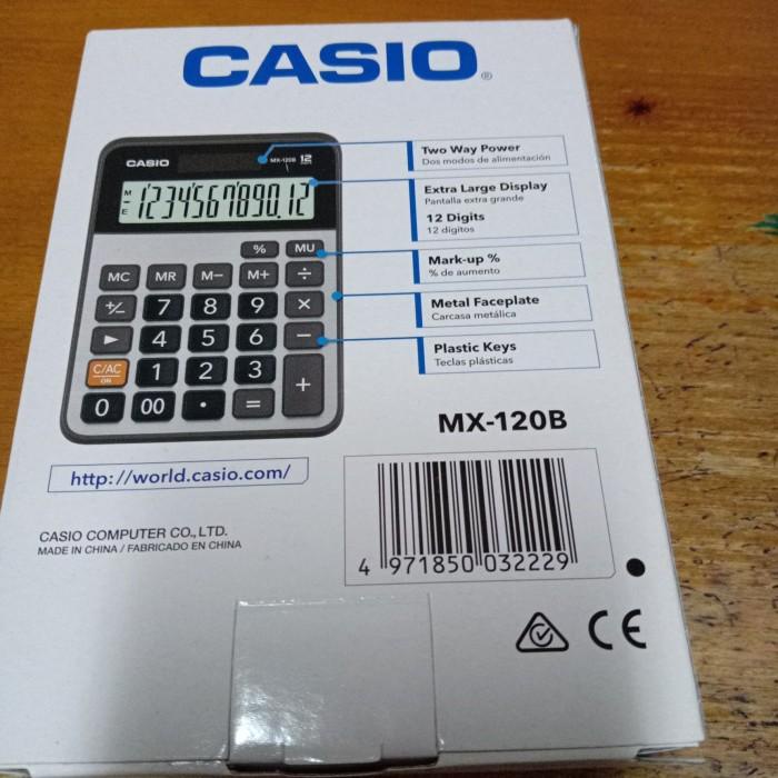 

Casio Mx 120B ( Original ) , Kalkulator 12 Digit