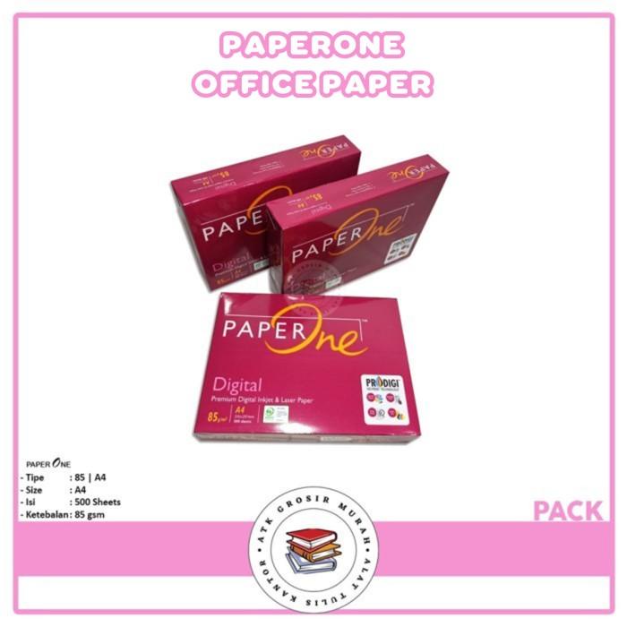 

Paper Paperone Kertas A4 85 Gram Office Paper Print - Rim