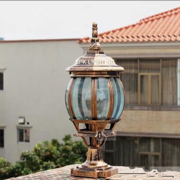 Lampu Taman Pagar Lt 1003 S2/S Bk/Ab