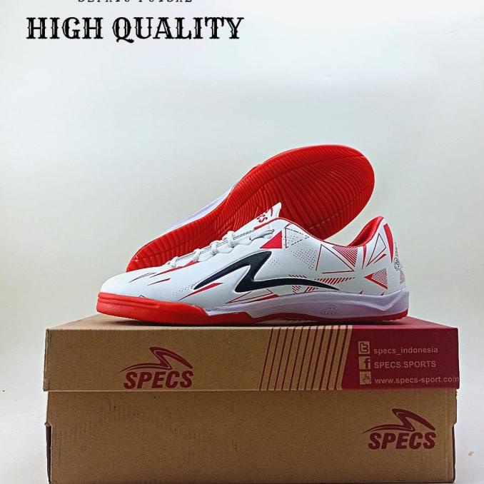 sepatu futsal SPECS speedblaze/ sepatu futsal putih berkualitas