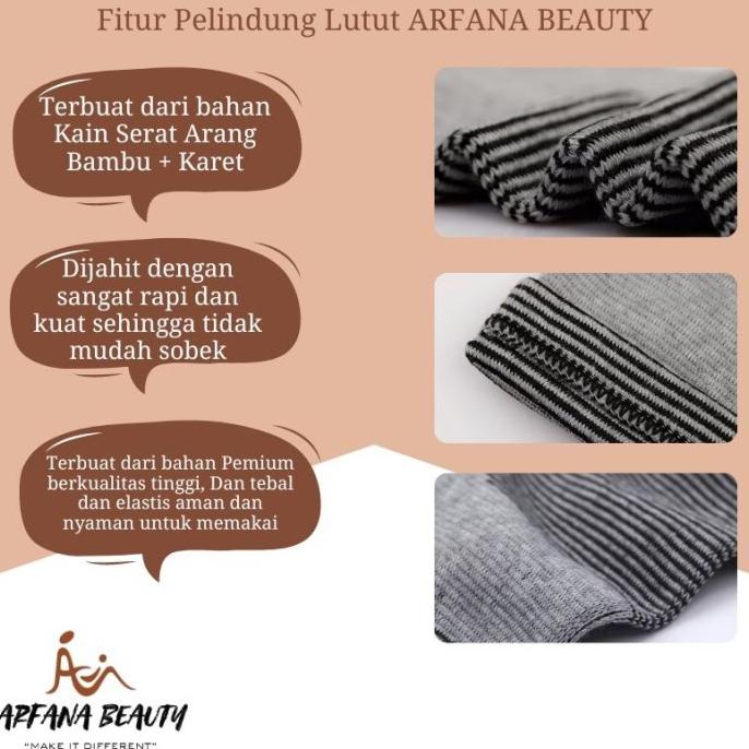 Deker Kaki Anti Rematik Korset Lutut Bahan Serat Arang DEKER BAMBOO