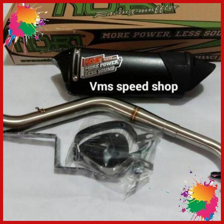 knalpot racing yamaha aerox155/ knalpot nobi neoss dual sound aerox155 [vms]