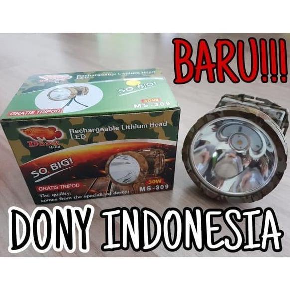 Senter Kepala Dony MS-309 SO BIG 30 WATT Headlamp 30W MS309