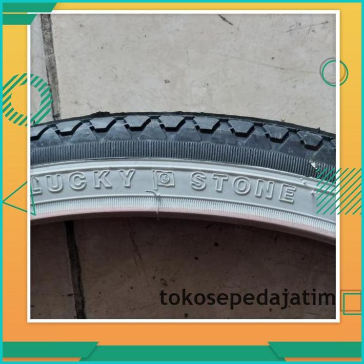 PROMO BAN LUAR SEPEDA 26 X 1.75 GOOD YEAR/LUCKY STONE LIST PUTIH 