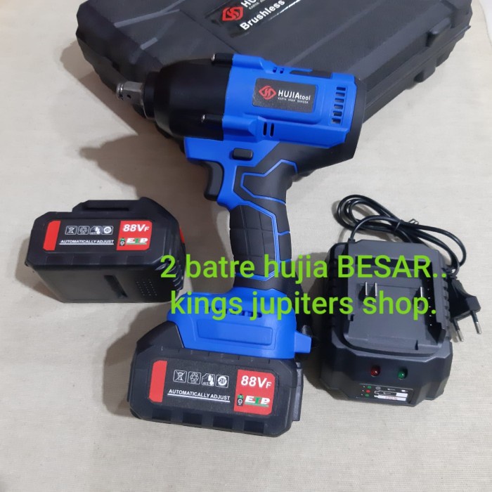 Terlaris 2 Batre Hujia Impact Wrench Pro 2221 Yg Kecil Atau Pro 2421 Yg Besar