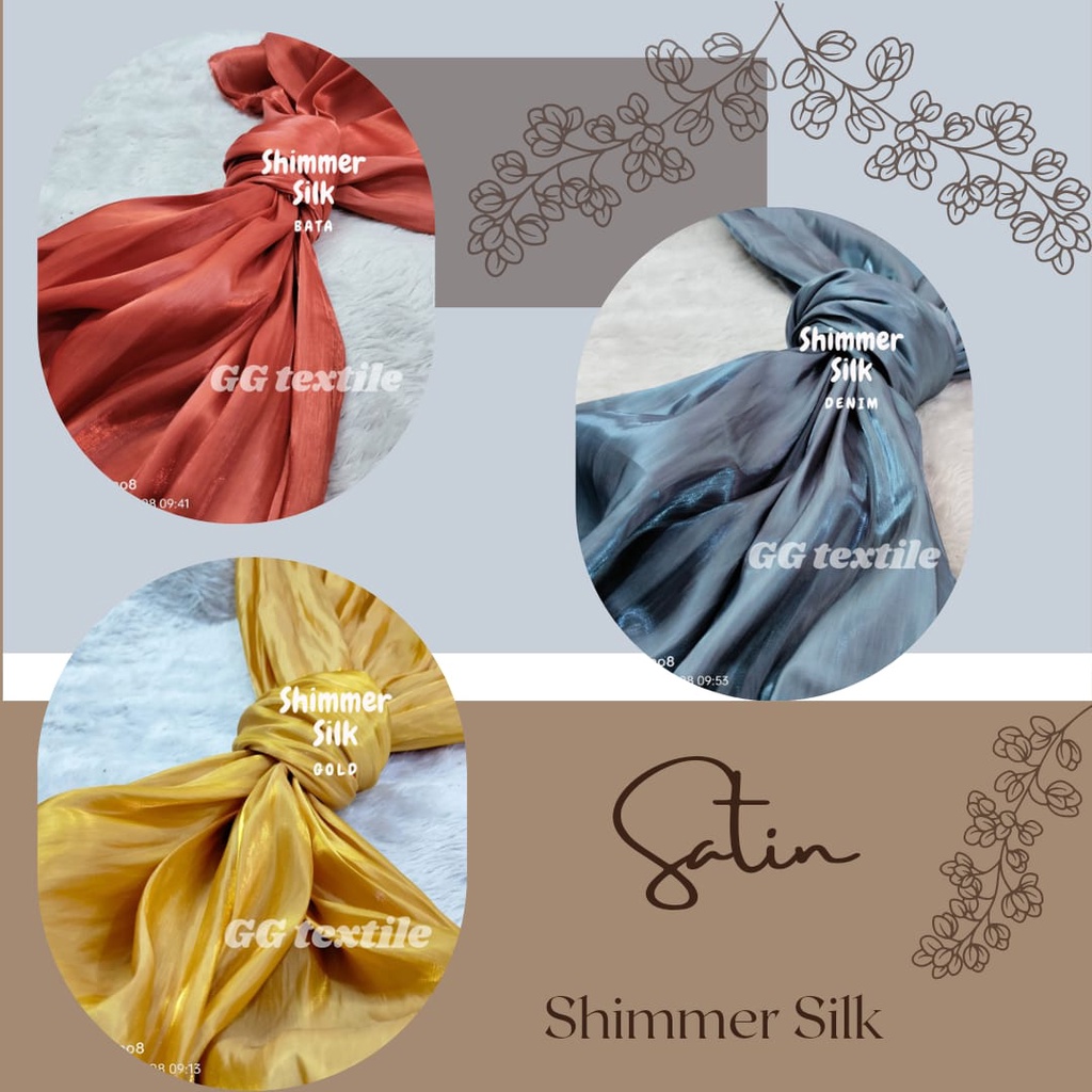 Satin Shimmer Silk