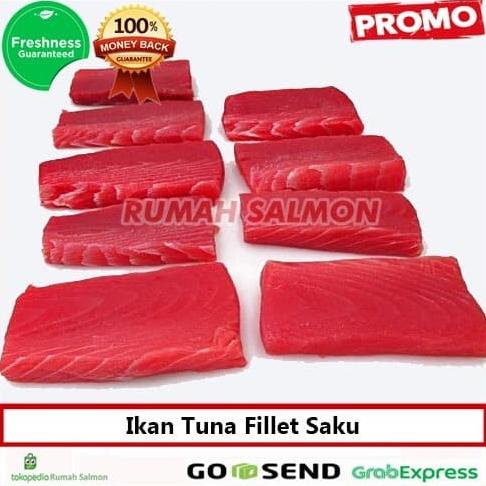 

Ikan Tuna Fillet Saku/Fillet Tuna Untuk Sashimi Fresh/Frozen