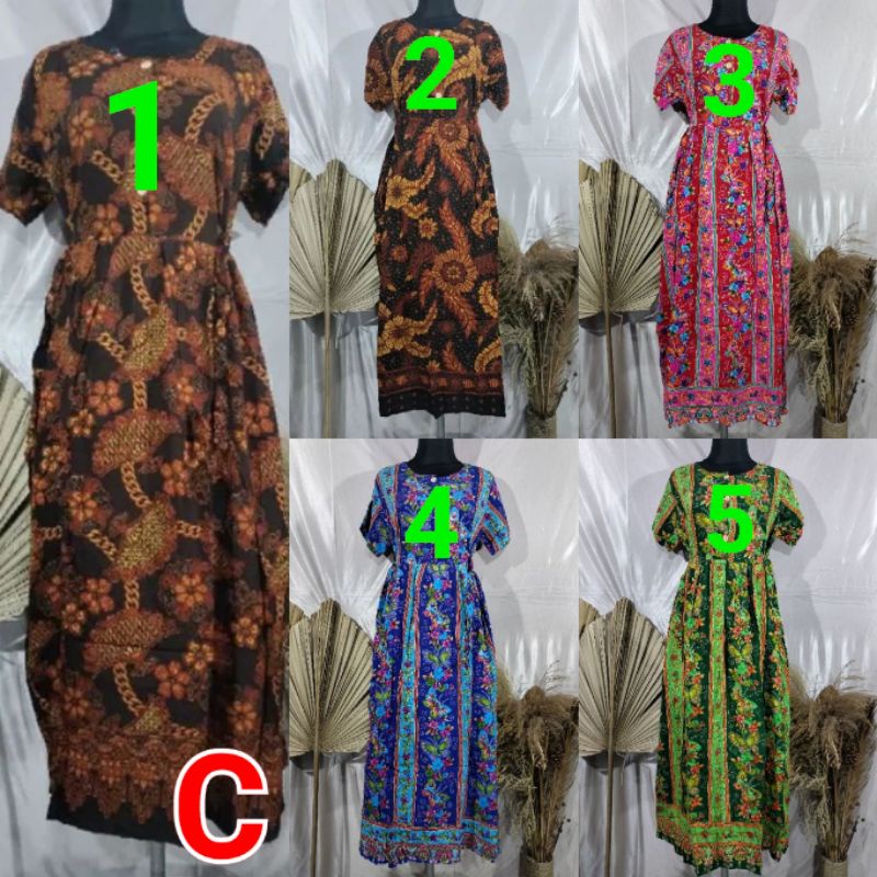 KENCANA UNGU ORI LONGDRESS 47 LD 100CM LABEL HIJAU