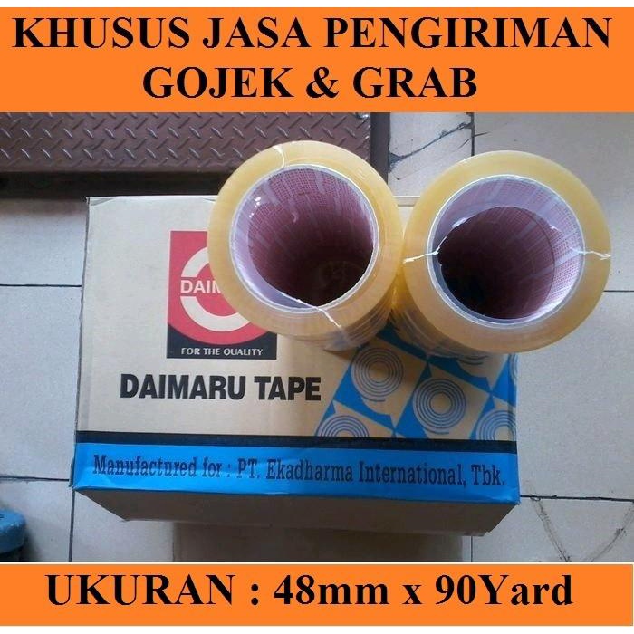 

Lakban Daimaru Bening Coklat 48Mm X 90Yard 1Dus(Isi 72Roll)