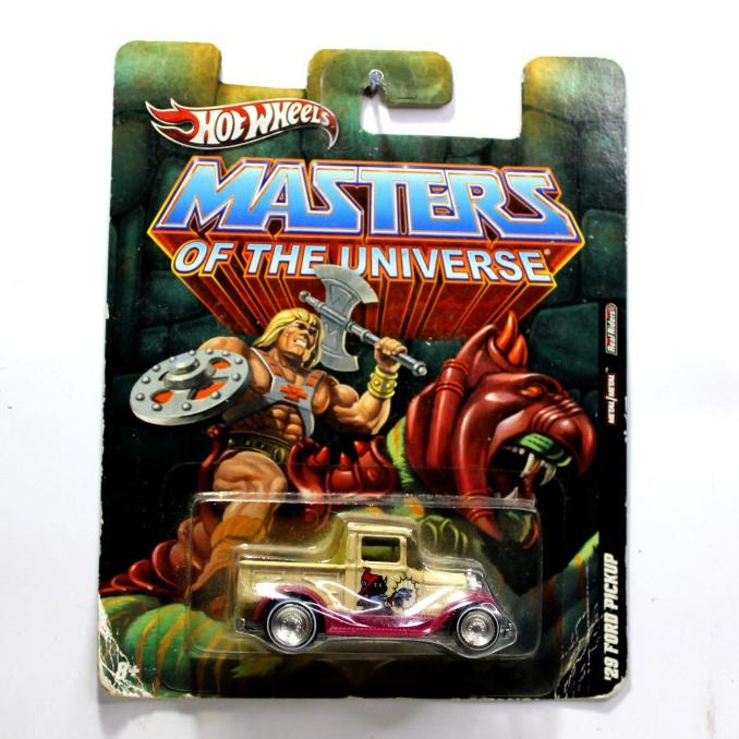 Hotwheels 29 Ford Pickup Master Of The Universe Krem Merah - Not Mint