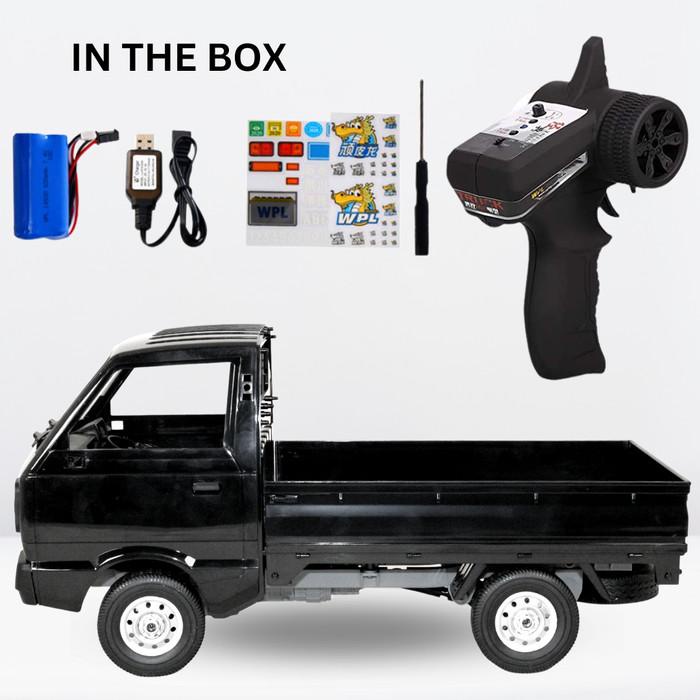 Wpl D12 Rc Car 1/10 / D12 Rc Drift Suzuki Carry Pickup / Mobil Remote