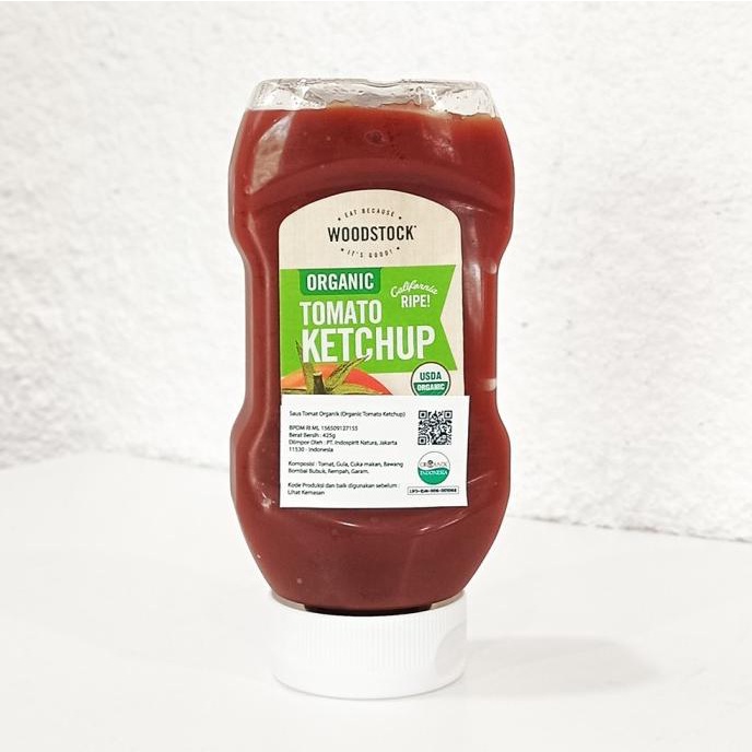 

425G Organic Tomato Ketchup Saus Tomat - Woodstock