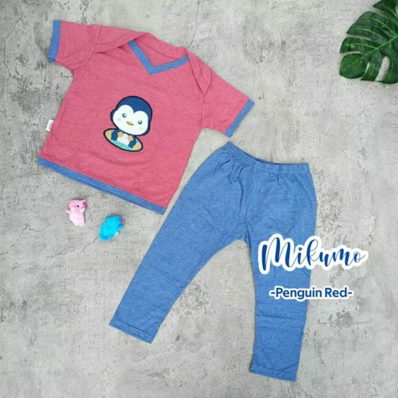 CUDDLEME MIKUMO BAJU SETELAN KAOS DAN CELANA ANAK LAKI LAKI DAN PEREMPUAN