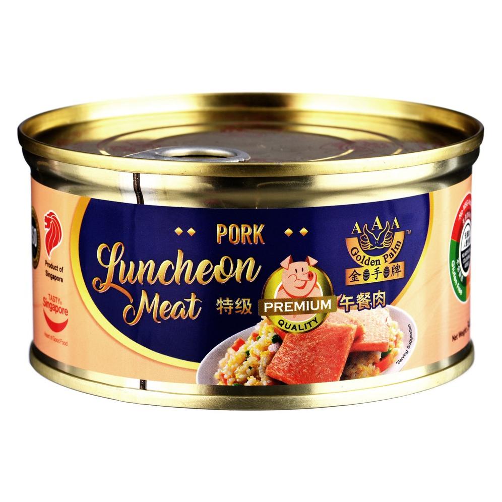 

Golden Palm AAA Premium Luncheon Meat NO MSG Kornet Babi Gluten Free Best Seller