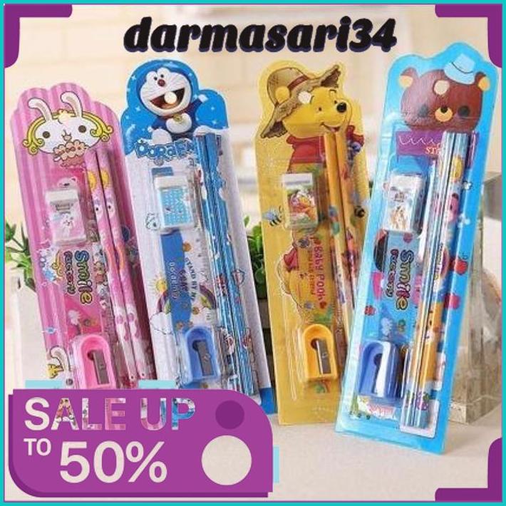 

SET ALAT TULIS ANAK ISI 5 - ALAT TULIS SEKOLAH DISKON GEDE