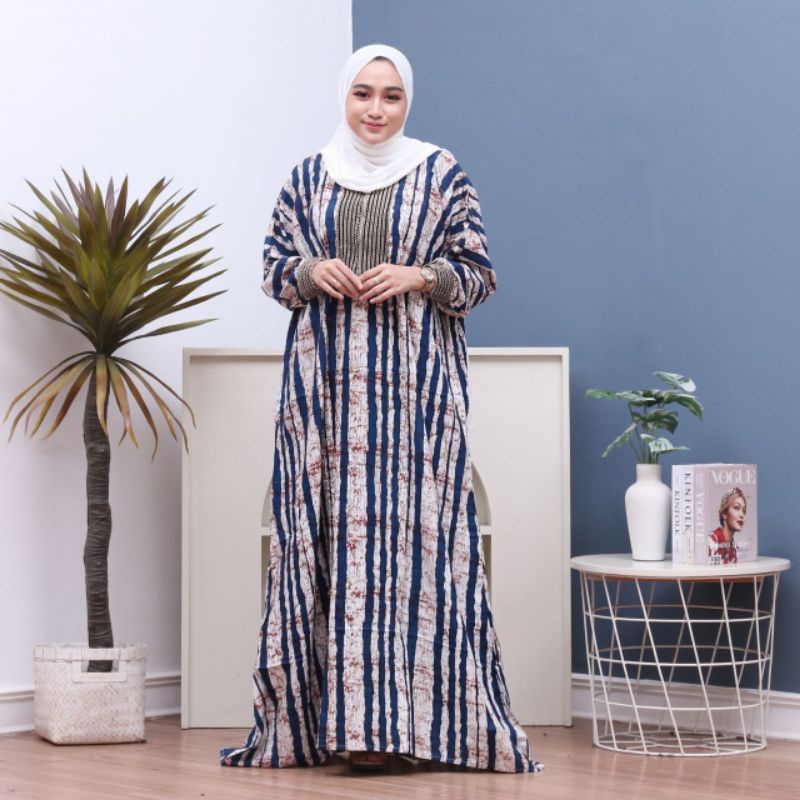 gamis kaftan renda jumbo