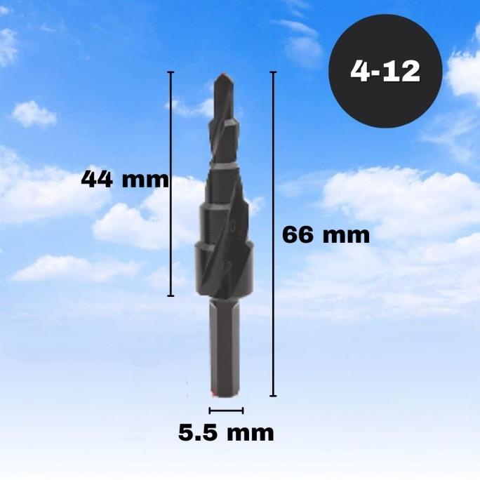 Sale Now Mata Bor Pagoda Spiral Hss Cobalt Step Drill 4-32 Mm Original