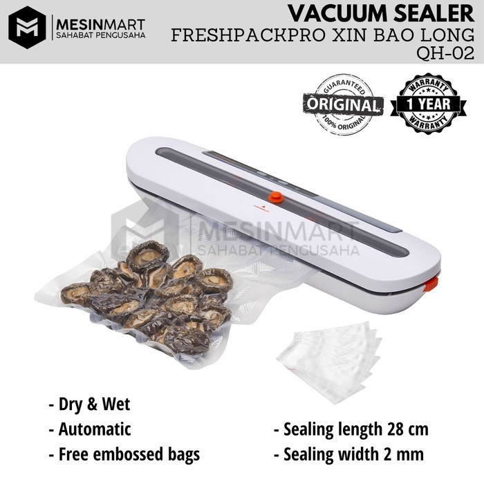 Terlaris Vacuum Sealer Vakum Kering Basah Freshpackpro Xin Bao Long Qh-02