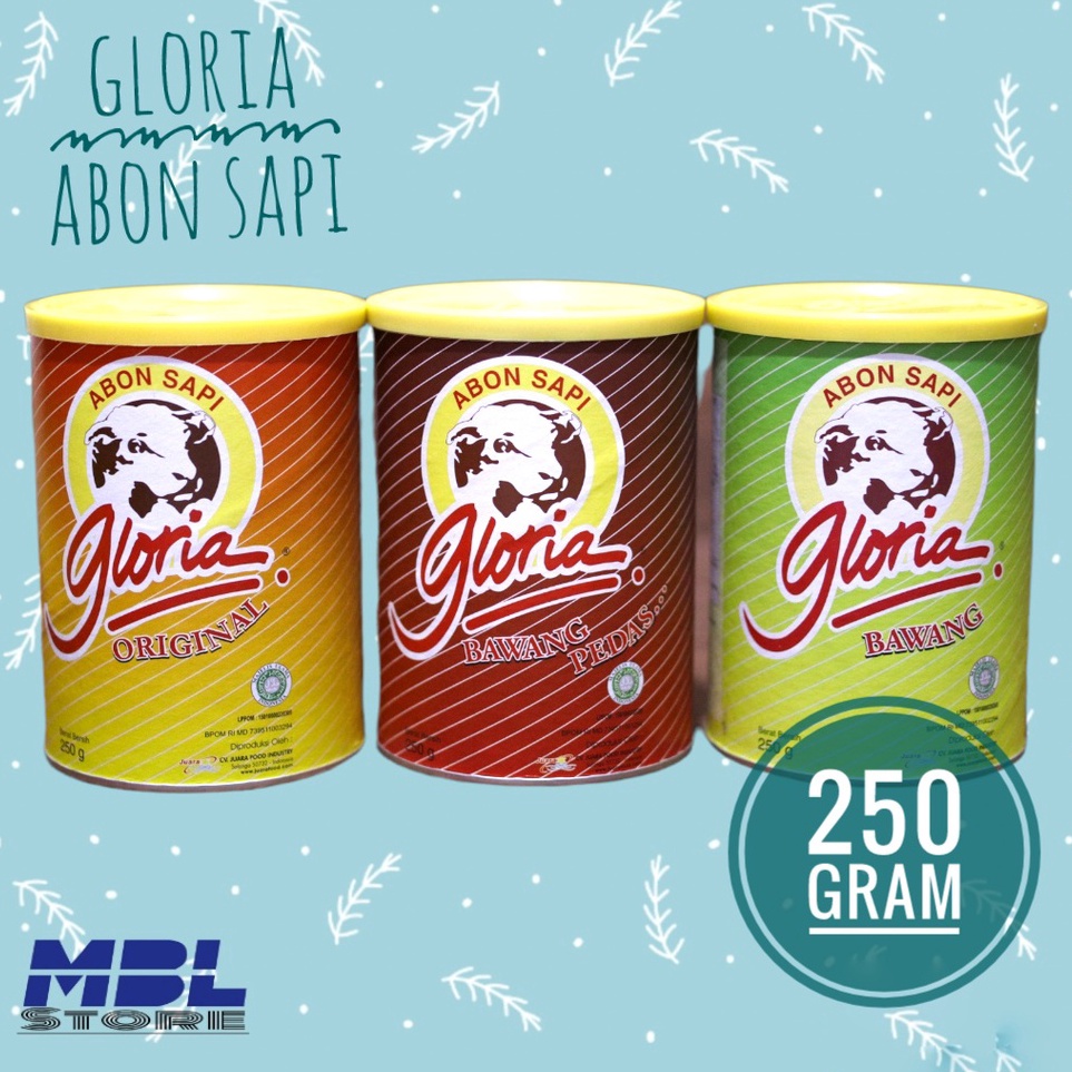 

Stok terbaru Abon Gloria Sapi 250 g