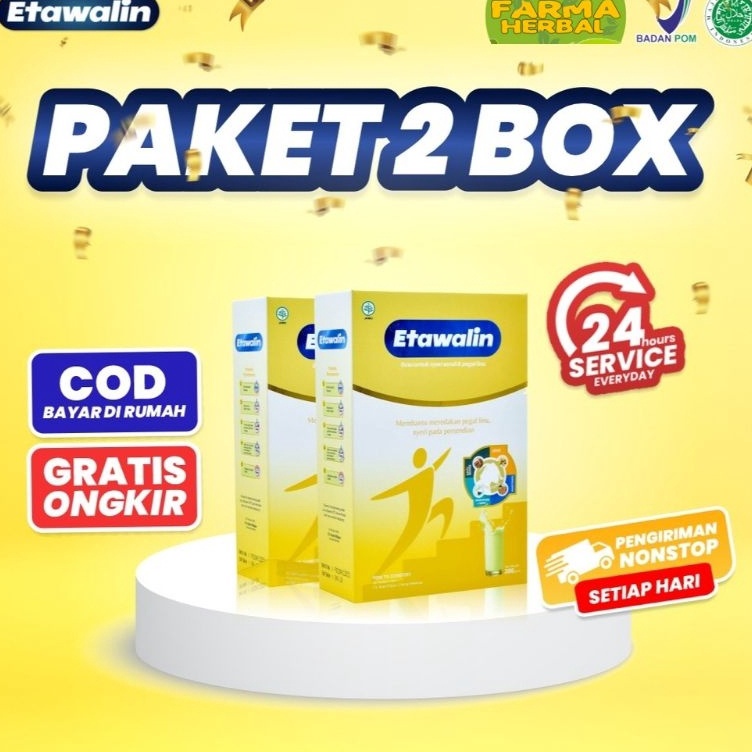 

✔️ ETAWALIN PROMO PAKET 2 BOX - Etawalin Susu Kambing Etawalin Susu Asam Urat Nyeri Sendi Dan Rematik Original