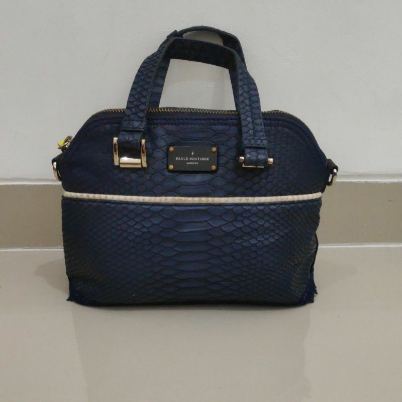 Tas sling / handbag navy mini pauls boutique
