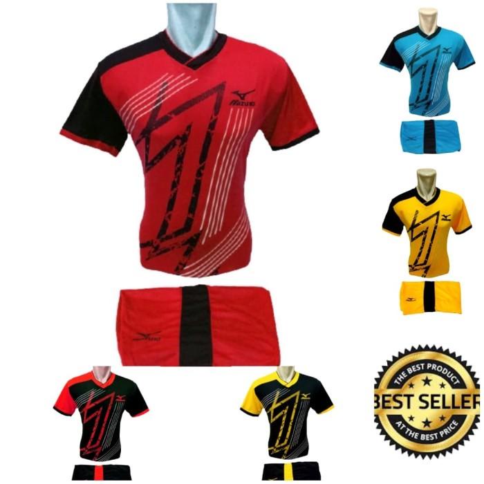 Koli Baju Mizuno Futsal Jersey Volly Badminton Kaos Olahraga Dewasa Murah