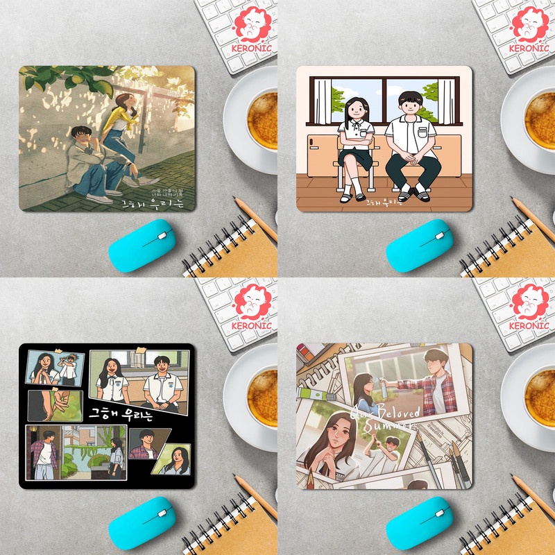 Mousepad Alas Mouse Pad Motif Drakor Drama Korea Our Beloved Summer