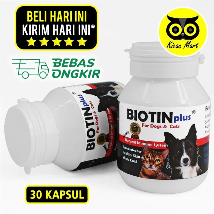 Ovit Biotin Plus Vitamin Penumbuh Pelebat Bulu Kucing Anjing Obat Scabies