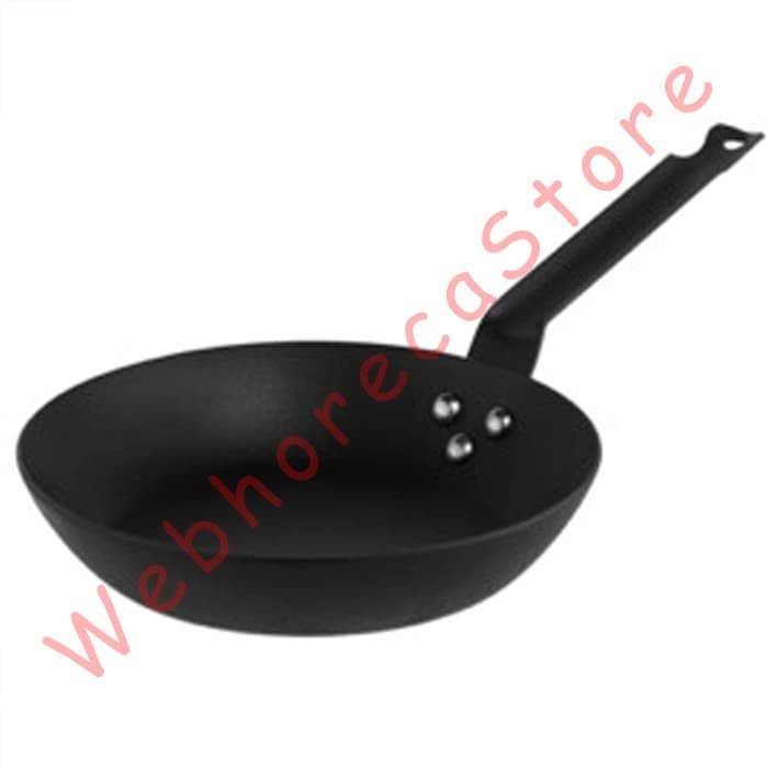 Terlaris Bima Chefs Carbon Steel Frying Pan 26Cm/ Penggorengan Wajan Baja