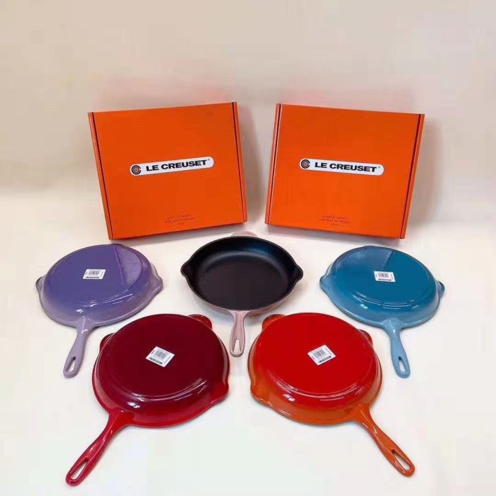 Terlaris Le Creuset Enameled Cast Iron Skillet 26 Cm Wajan Cast Iron