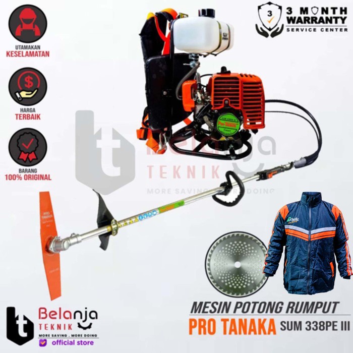 Terlaris Pro Tanaka Mesin Potong Rumput Pro Sum 338 Pe Iii Brush Cutter Sum338